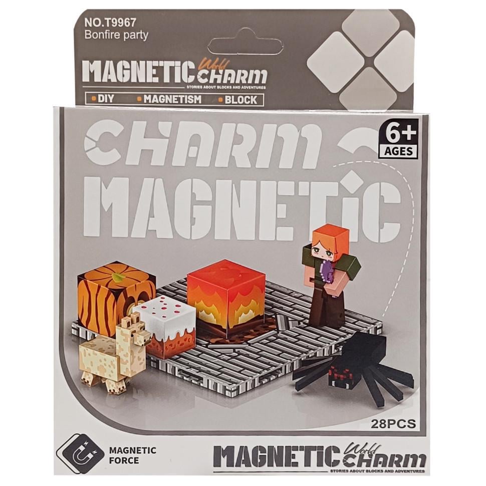 Конструктор дитячий магнітний Minecraft 9967 28 деталей (RLT52579)