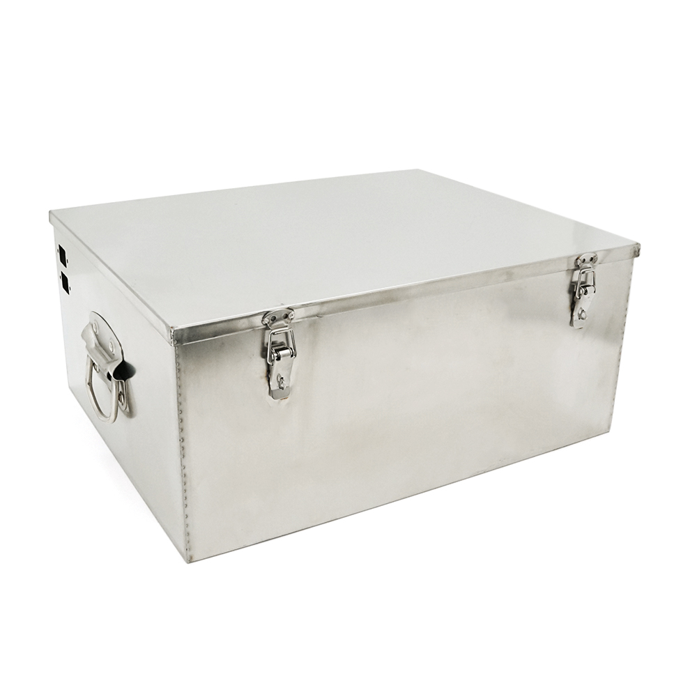 Корпус для аккумуляторов VOLTRONIC нержавеющая сталь 460х365х195 мм (YUT_V1806) Корпус для аккумуляторов VOLTRONIC нержавеющая сталь 460х365х195 мм (YUT_V1806)