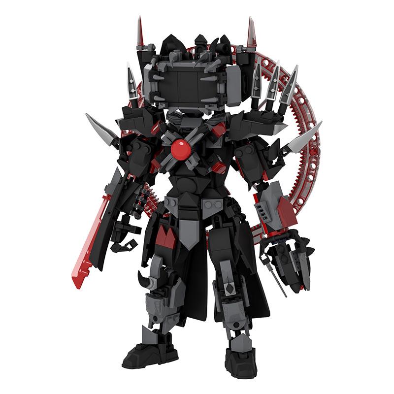 Игрушка-конструктор для детей Dark TV Man Титан из вселенной скибиды туалет 578 дет. (арт EPC15107M)