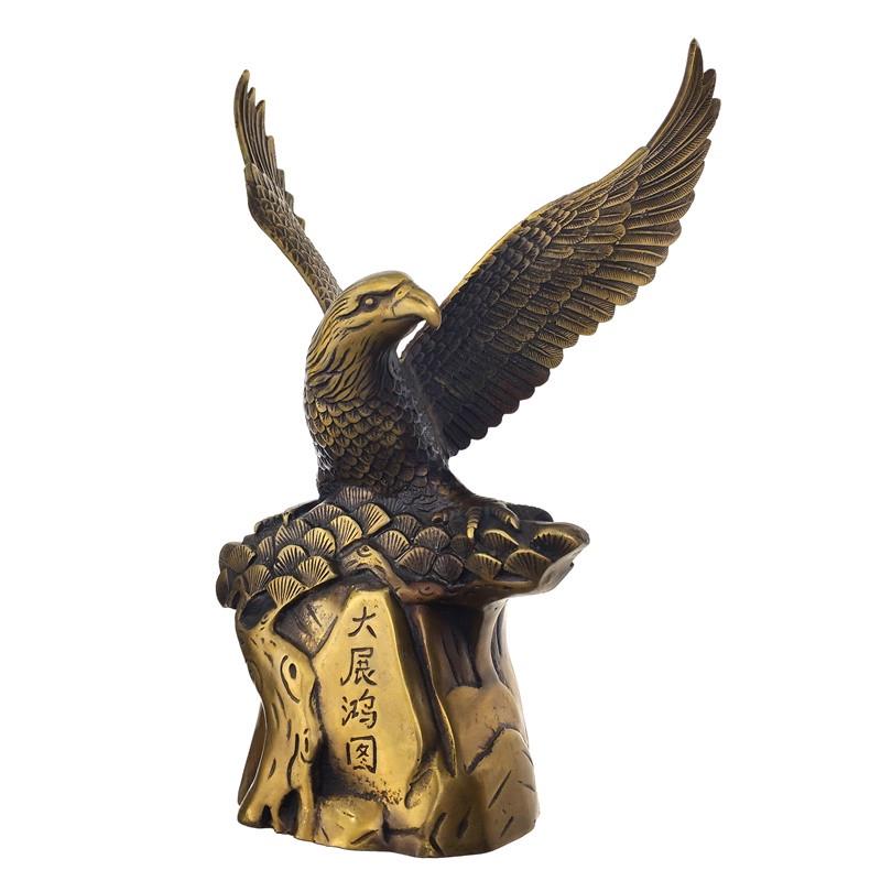 Статуэтка Орел 26х17х12 см Желтый (C1719)