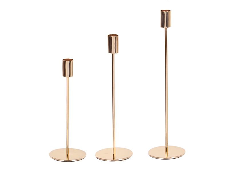 Набор подсвечников металлических Lefard 27/22/17 см 3 шт.