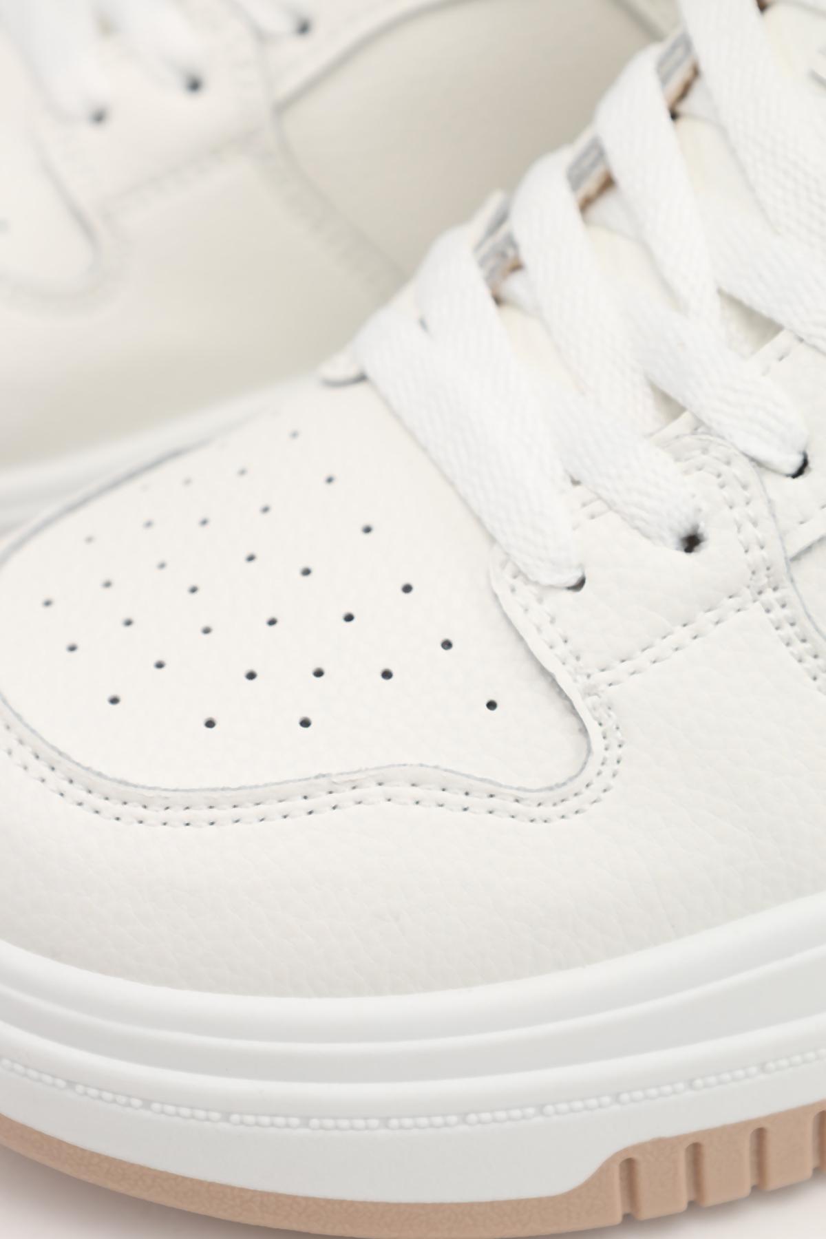 Кеди жіночі на платформі ЦБ-00264103 р. 39,5 Білий (SKT001030485) - фото 4 Кеди жіночі на платформі ЦБ-00264103 р. 39,5 Білий (SKT001030485) - фото 4