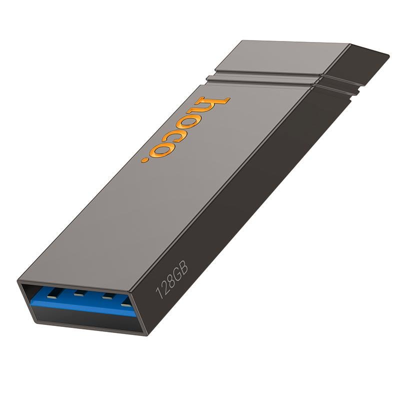 Флеш-пам'ять USB Hoco UD13 128 Гб USB 3.2 Grey (17539) - фото 1 Флеш-пам'ять USB Hoco UD13 128 Гб USB 3.2 Grey (17539) - фото 1