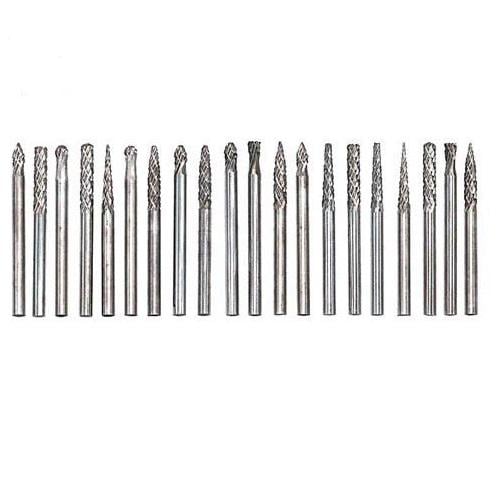 Набор из борфрез шарошек по металлу для гравера 20 шт. (b258805f)