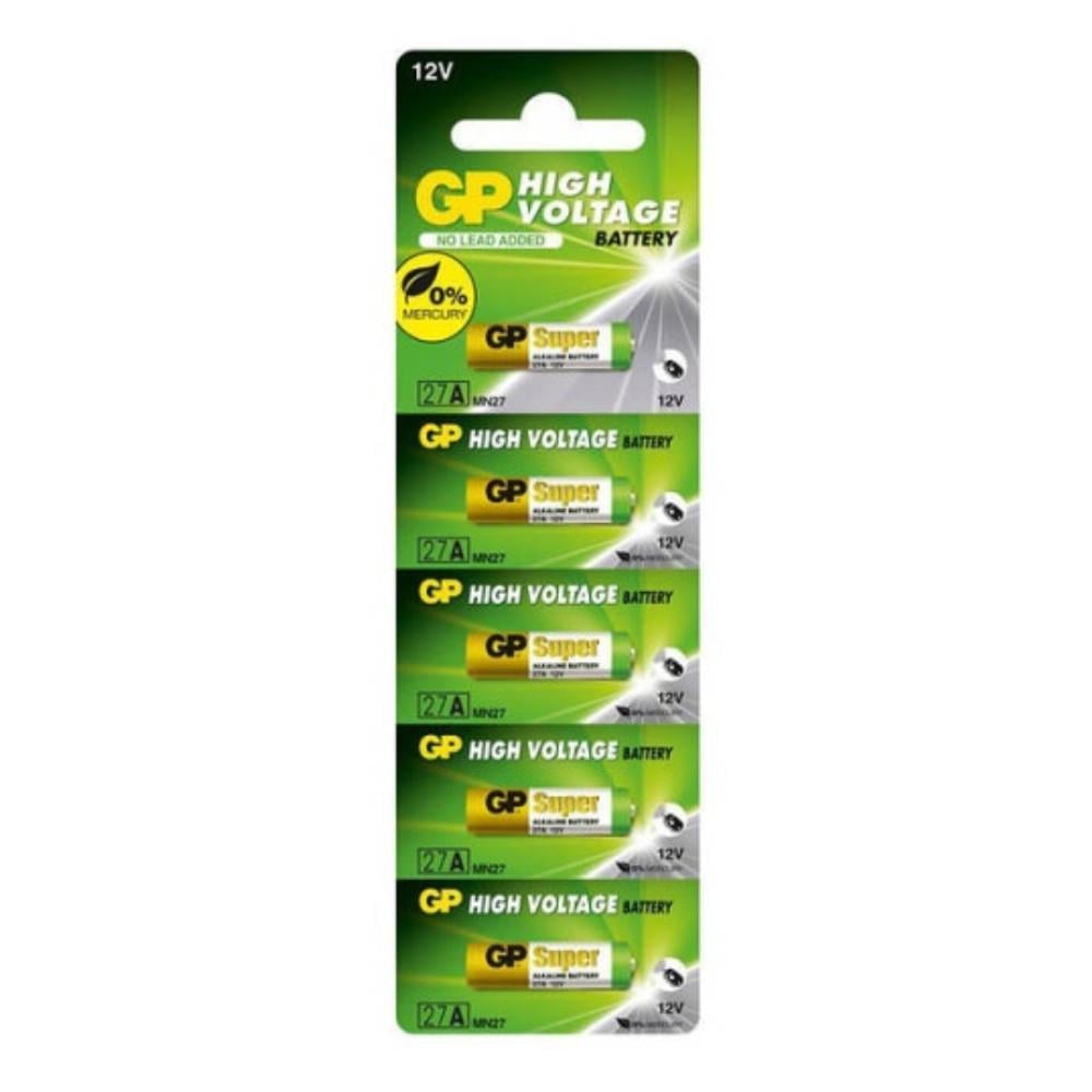 Батарейка GP 27A/MN27 Alkaline 12 В 5 шт. (2964772021)