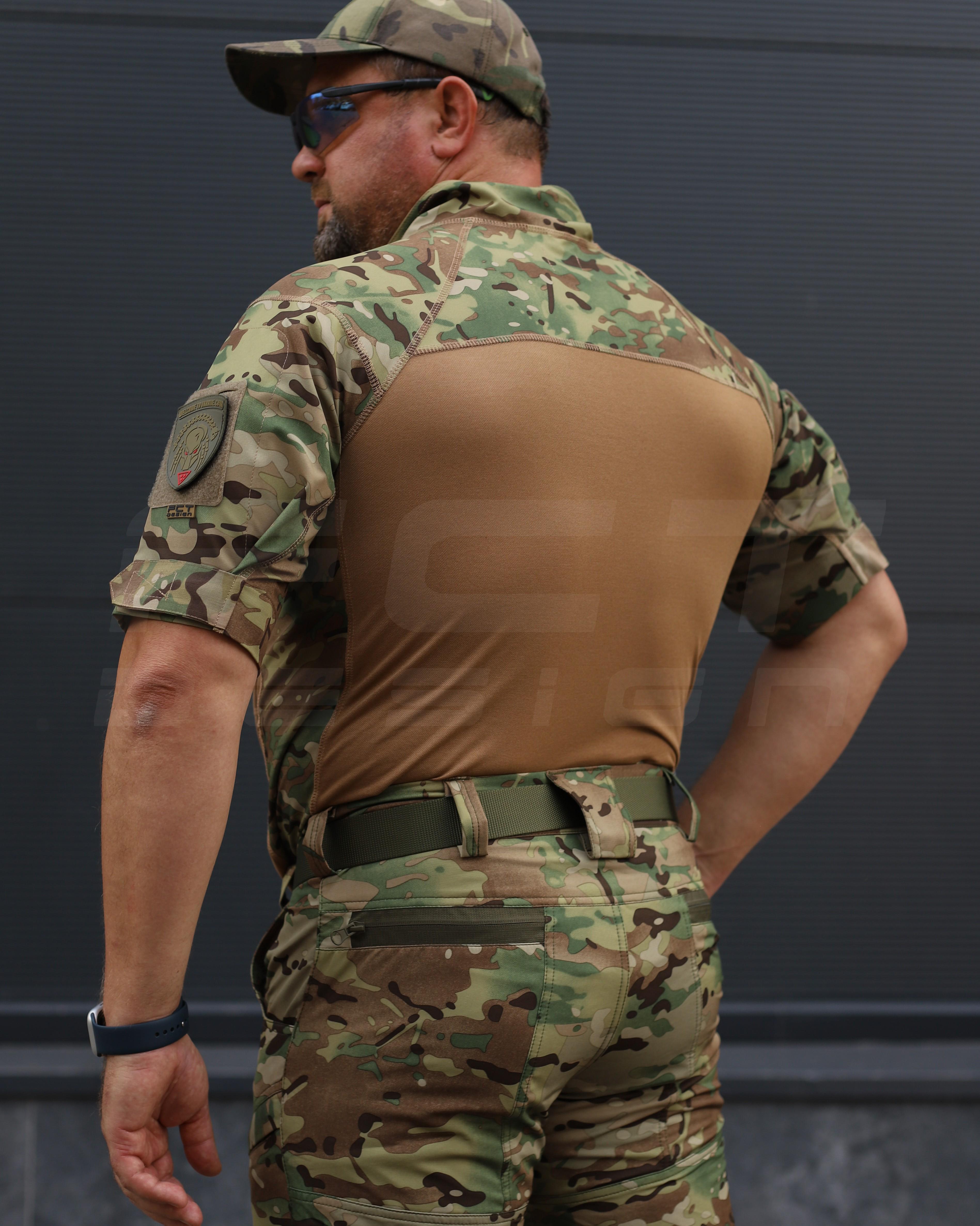 Сорочка убакс бойова FCT Design Страйкер з коротким рукавом р. 54 Мультикам - фото 3 Сорочка убакс бойова FCT Design Страйкер з коротким рукавом р. 54 Мультикам - фото 3