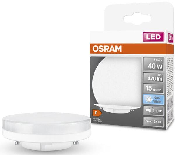 Лампа світлодіодна Osram GX53 4,9W 4000К 470 лм (4058075433465)