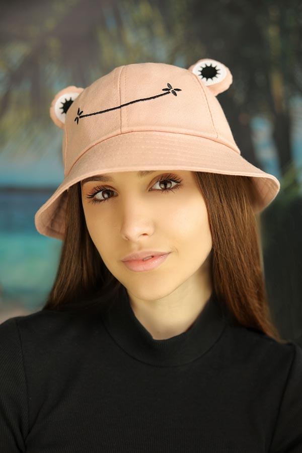 Панама Braxton Smiling frog женская Пудровый (1622)