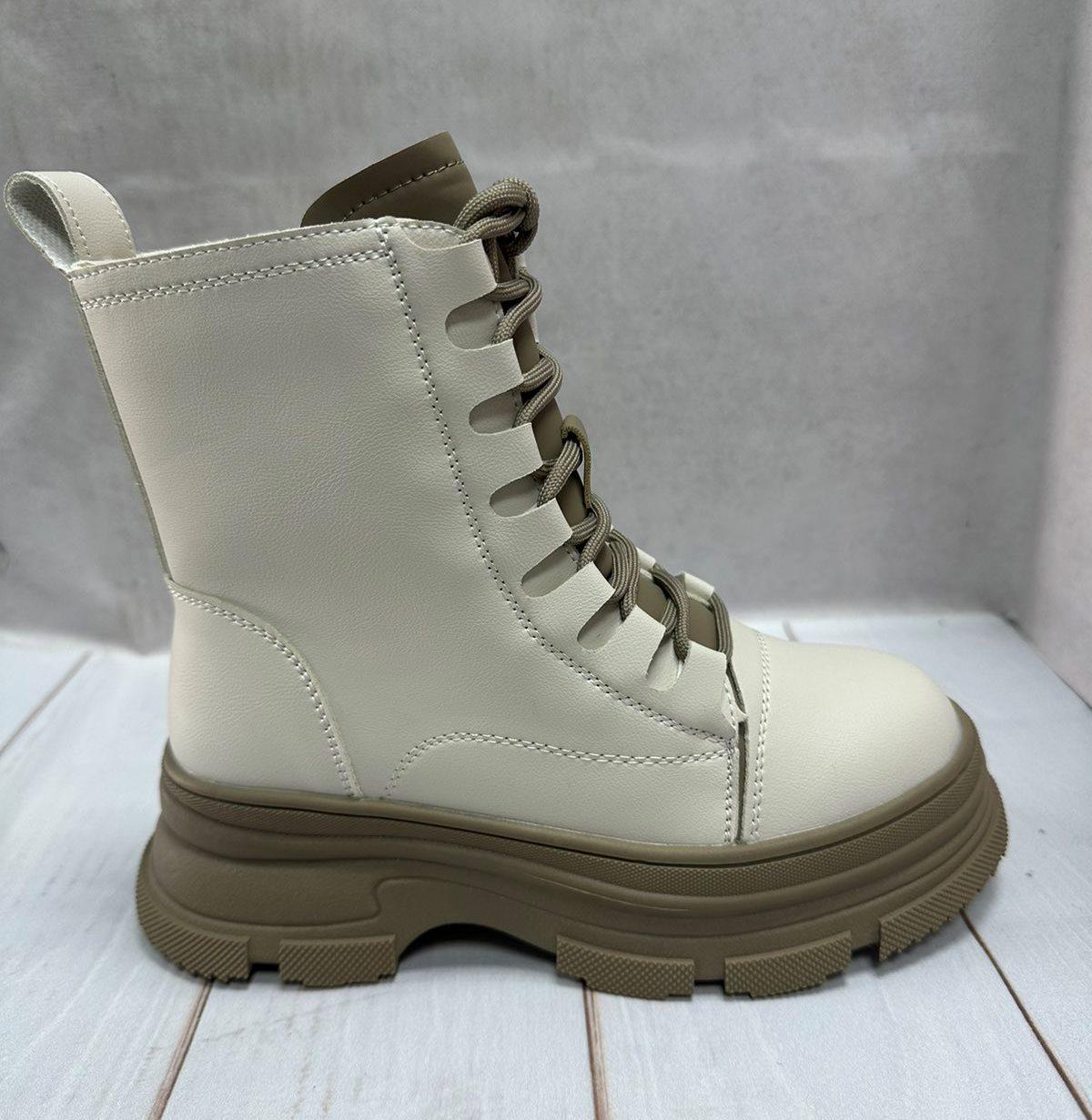 Ботинки детские зимние Paliament на овчине р. 33 Бежевый (12408787)