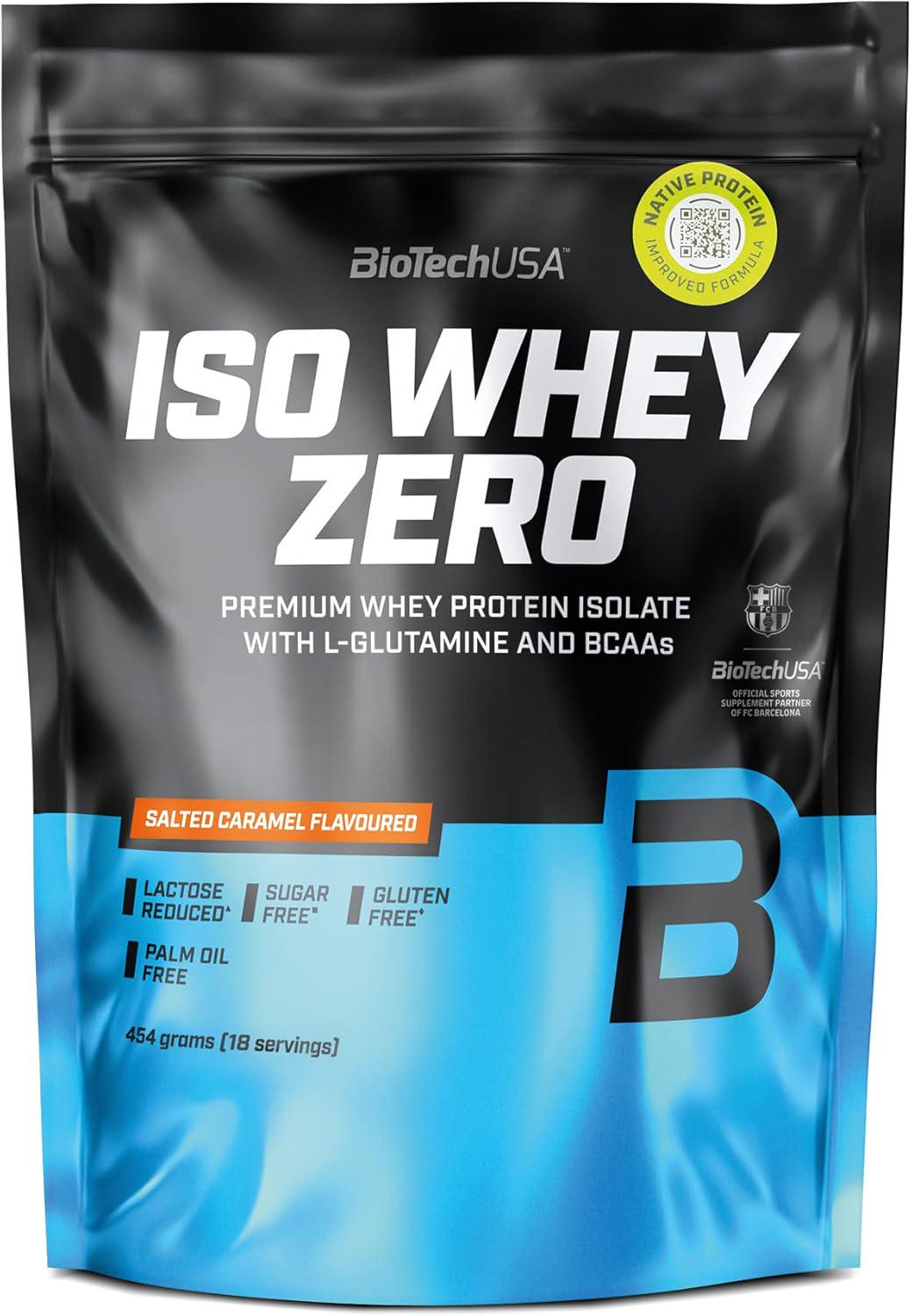 Протеин Biotech IsoWhey Zero 454 г Salted caramel