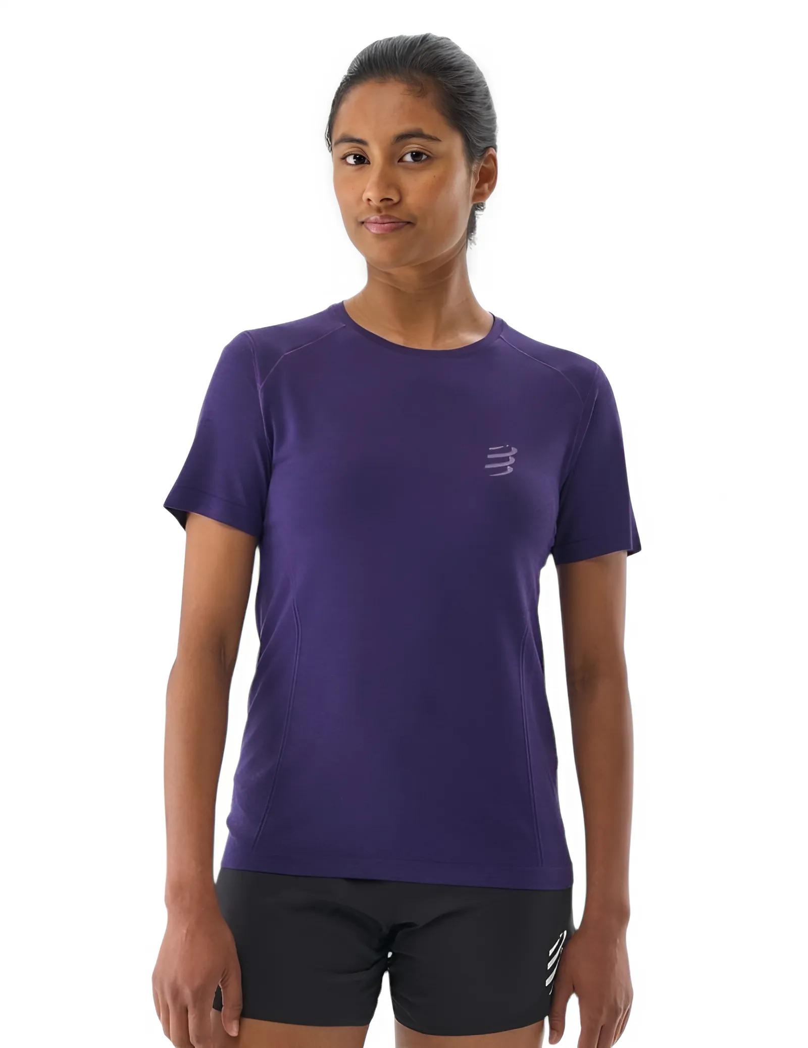 Футболка женская спортивная Compressport ATSW4933105S Performance SS Tshirt S Cyclamen (26712404)