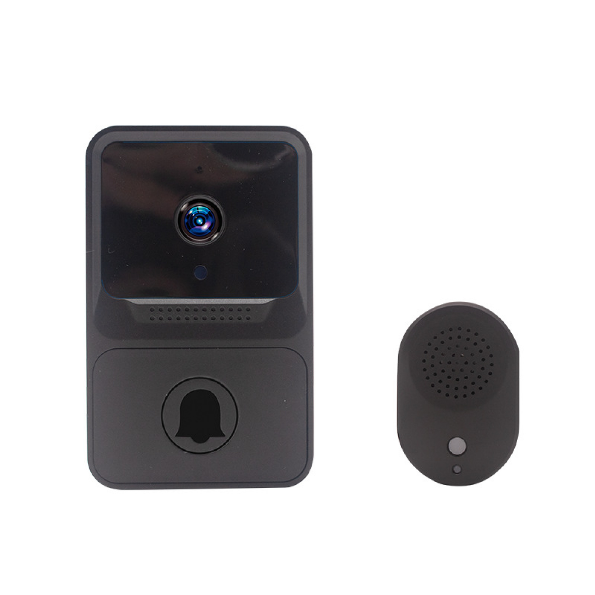 Видеодомофон дверной беспроводной Z20 Wi-Fi Черный (34630193)