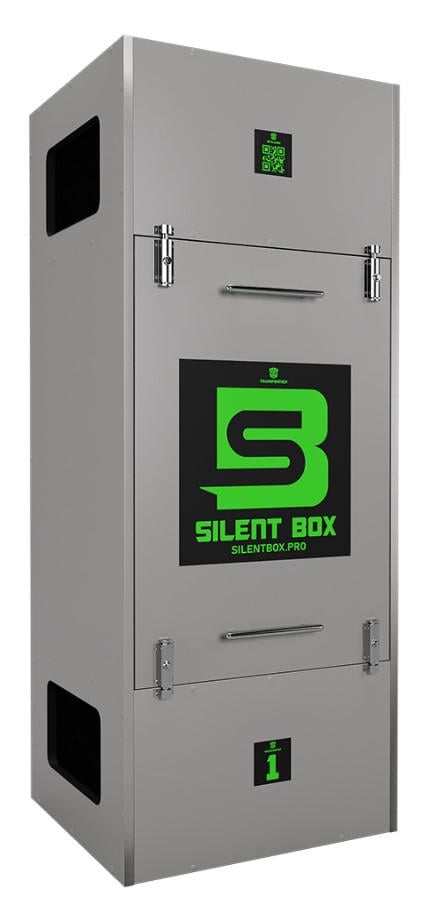 Шумобокс на один асік SILENT BOX TRANSFORMER 1 Gray Vertical (TR1GrayWi-FiVertical)