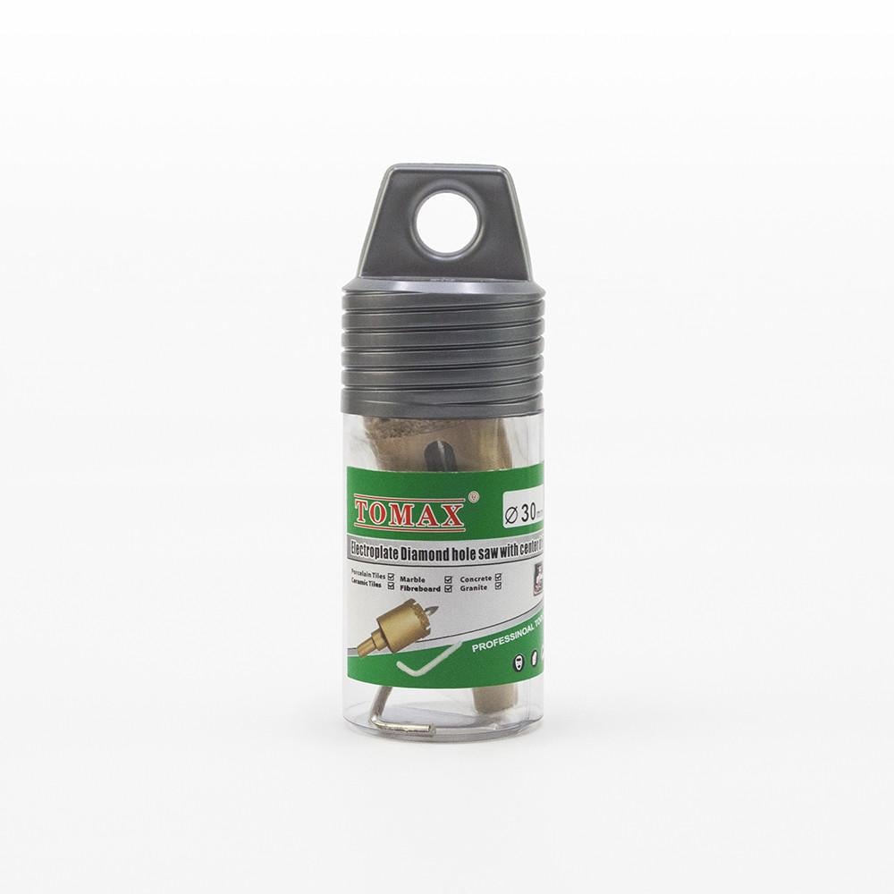 Коронка для керамогранита/плитки TOMAX 30 мм алмазная с центрирующим сверлом (1689036613) - фото 4