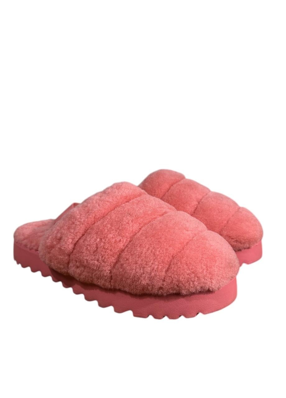 Тапочки UGG Super Fluff Slipper s/n 1121751 р. 40 US 9 26 см Розовый  (2883665813)