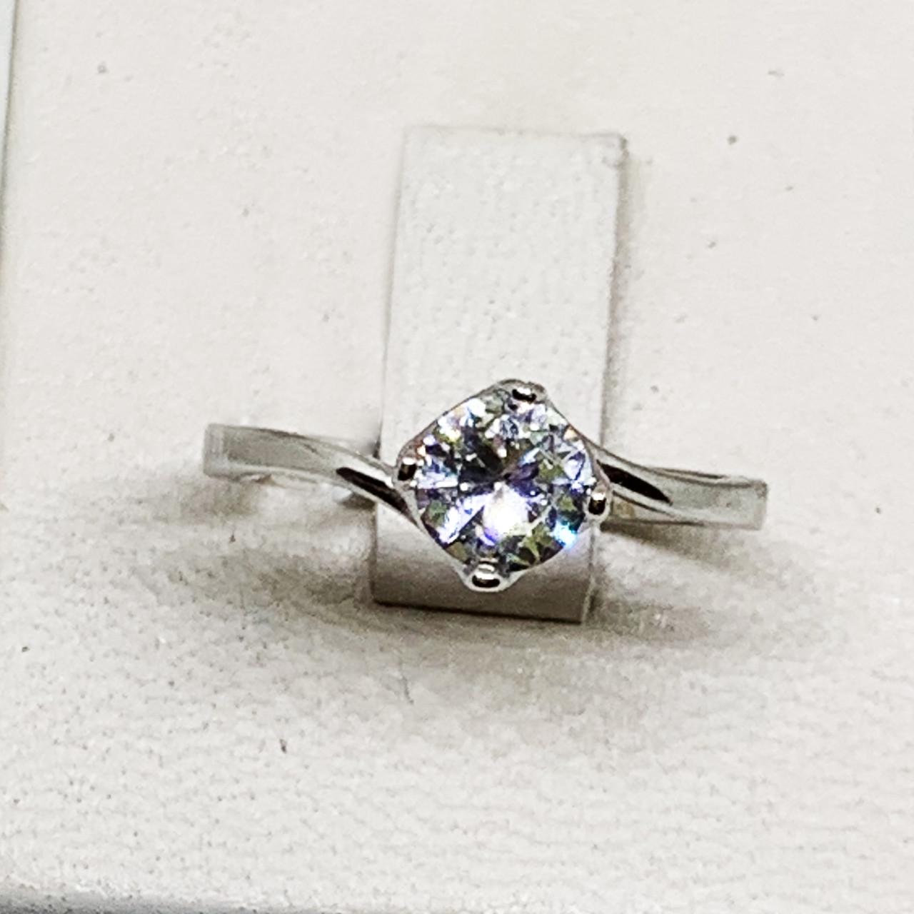 Кольцо серебряное с кубическим цирконием р. 17,5 1,86 г (1719330901)