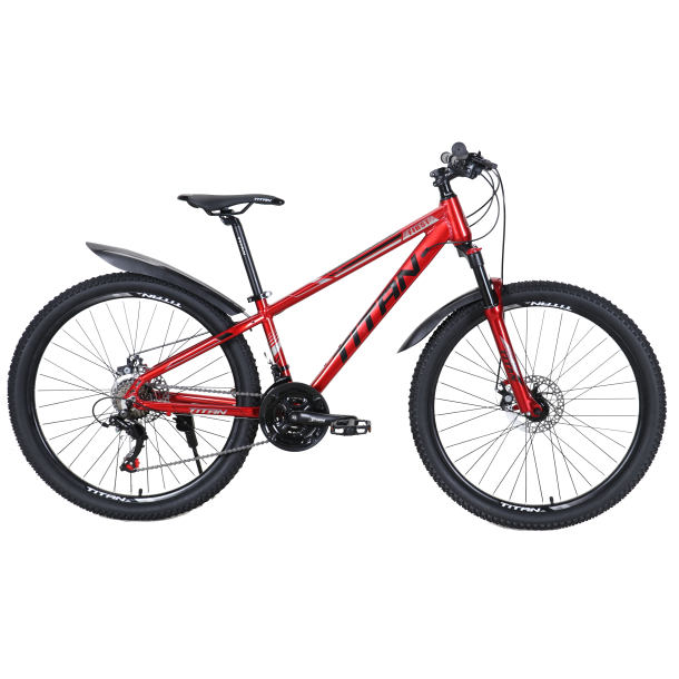 Велосипед подростковый Titan First Shimano 2021 24" 12" Красный