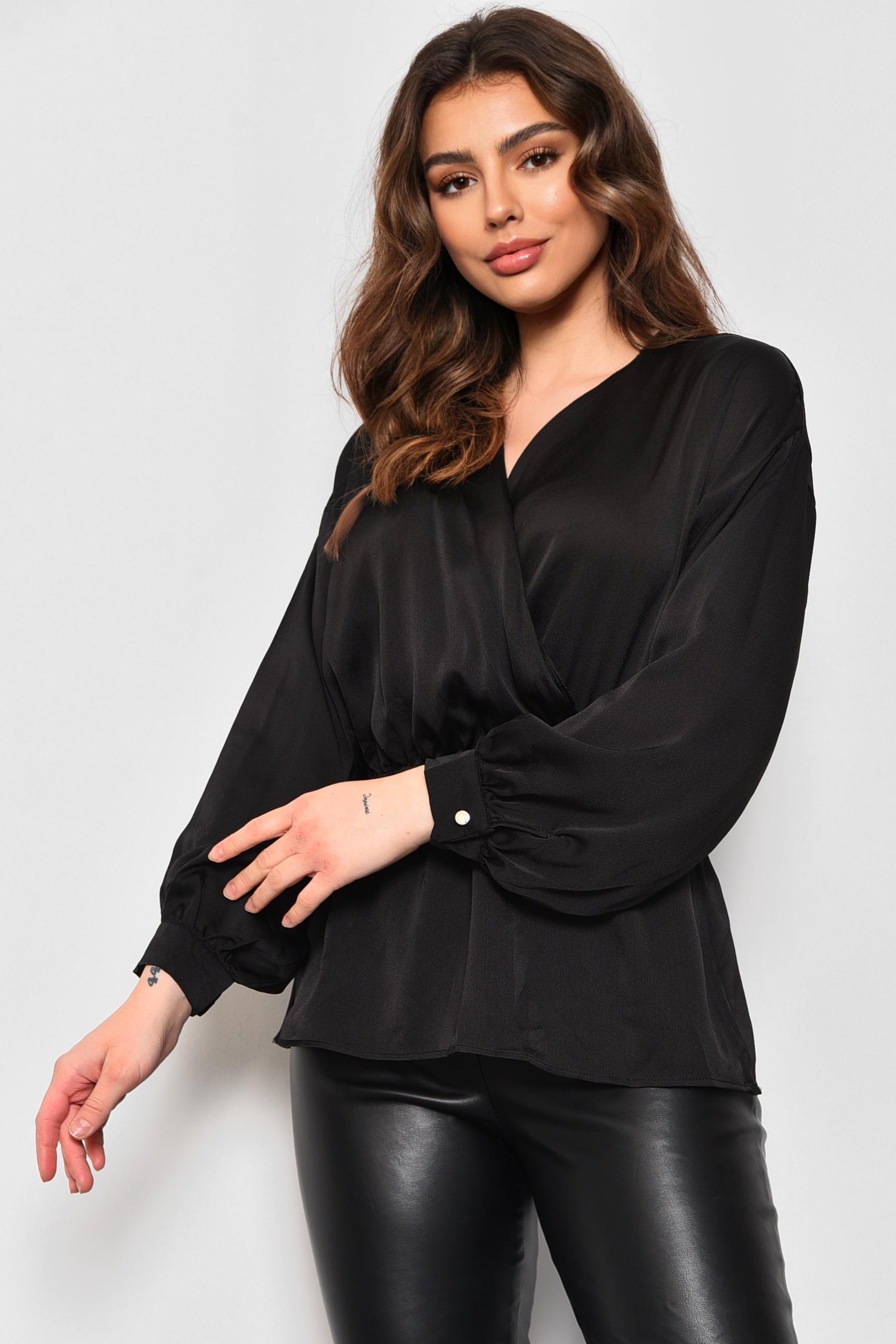 Блуза женская р. 42 Черный (173791)