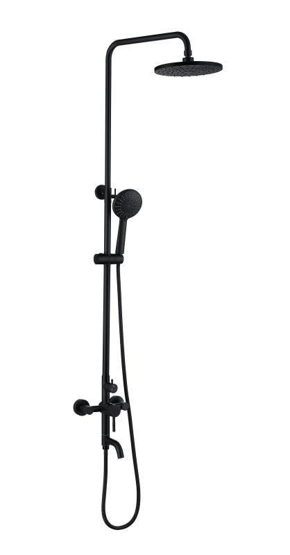 Душевая система для ванной Lidz Aria 06L-BES Black (FRRS00049496)