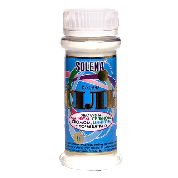 Сіль харчова для діабетичних дієт з мікроелементами Mg Se Zn Cr