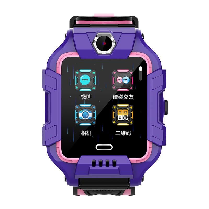 Детские смарт-часы SUNROZ Y99 1,4" с двумя камерами GPS LBS Фиолетовый (SUN6321)
