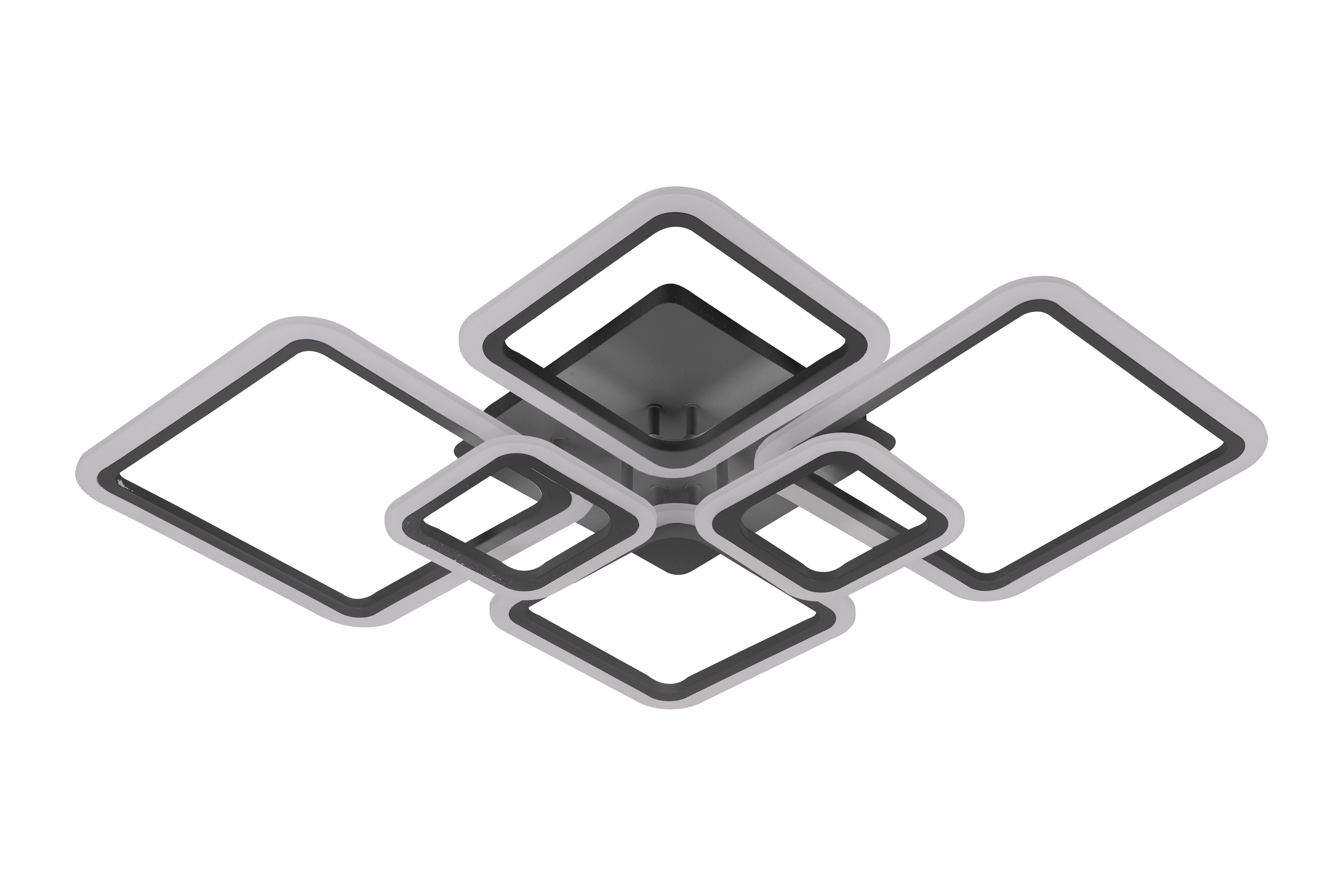 Люстра светодиодная Sirius 6119-6 BK 106W акриловая