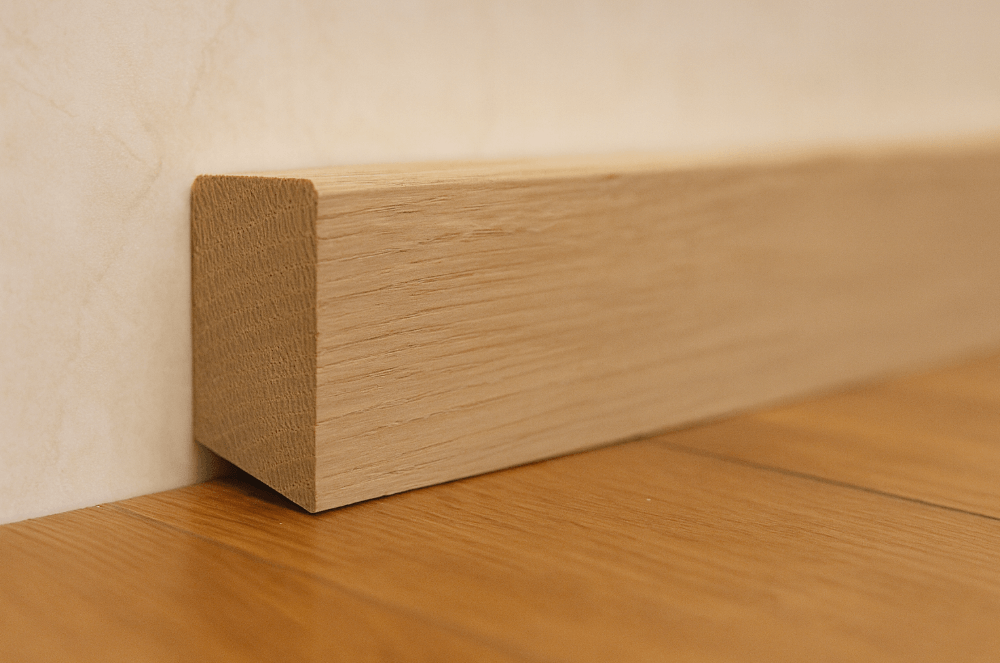 Плінтус дерев'яний Woodprofile Прямокутний дубовий з масиву дерева 40х20 мм (29421300) - фото 2 Плінтус дерев'яний Woodprofile Прямокутний дубовий з масиву дерева 40х20 мм (29421300) - фото 2