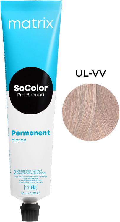 Крем-краска для волос Matrix SoColor Pre-Bonded UL-VV 90 мл Крем-краска для волос Matrix SoColor Pre-Bonded UL-VV 90 мл
