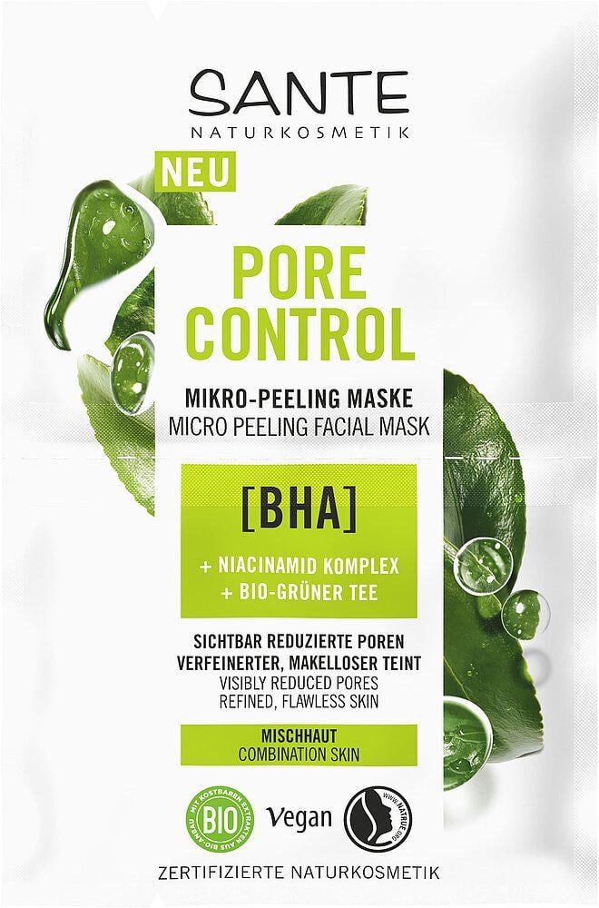 Маска-пілінг Sante Pore Control для комбінованої шкіри обличчя з BHA-кислотою 8 мл (40648)