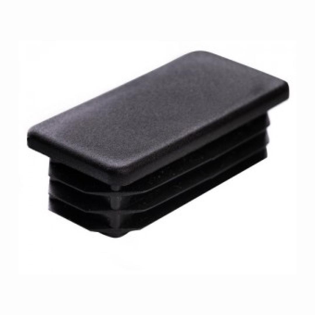 Заглушка для профільних труб пластикова прямокутна 80х40 мм 1 шт. Чорний (1829699360/К0320)