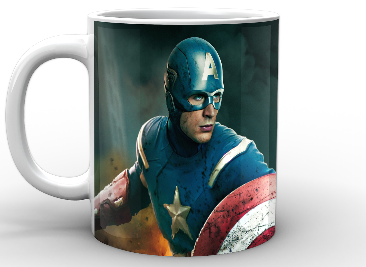 Чашка GeekLand Captain America 330 мл (CA.02.011)