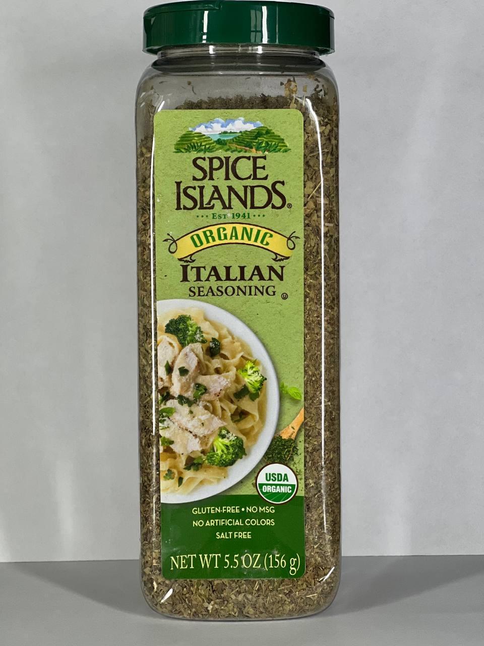 Приправа Spice Island Organic Italian Seasoning универсальная без соли 156 г (2248228149)