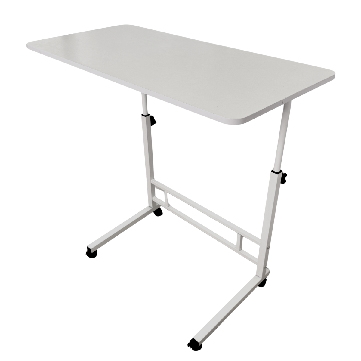 Стол приставной на колесах с регулировкой высоты Белый (GMDL-80-White) Стол приставной на колесах с регулировкой высоты Белый (GMDL-80-White)