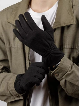 Перчатки мужские сенсорные зимние флисовые L (1-104)