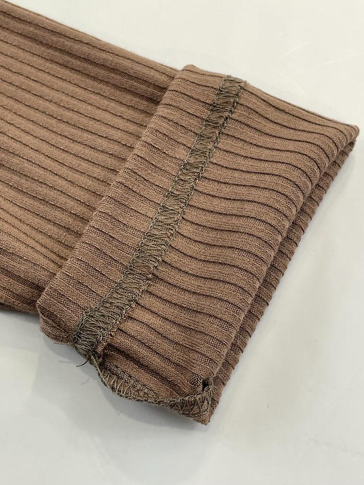 Лосины в рубчик для девочки Semejka 0303 146 см Мокко (104770) - фото 5