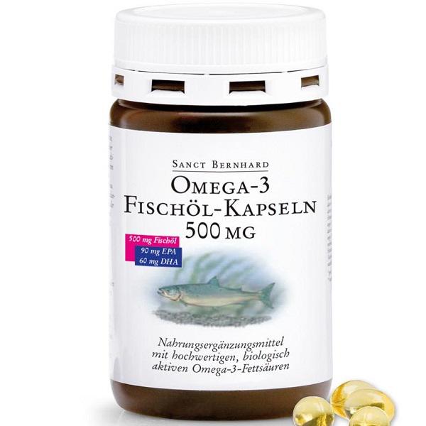 Жирная кислота Sanct Bernhard Omega-3 500mg 120 капс. (000020543) Жирная кислота Sanct Bernhard Omega-3 500mg 120 капс. (000020543)