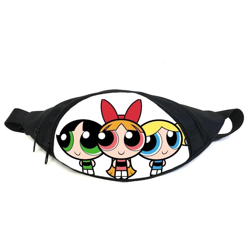 Поясна сумка-бананка Суперкрошки Powerpuff Girls PG-05 Чорний (2181713146)