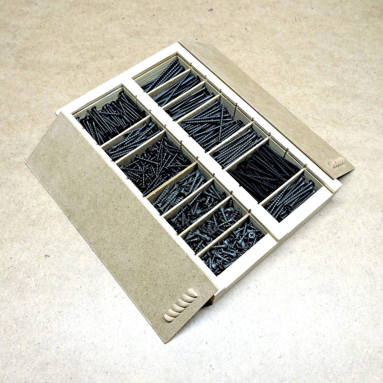 Набор саморезов 2х по дереву 965 шт. (НБМ-000106)