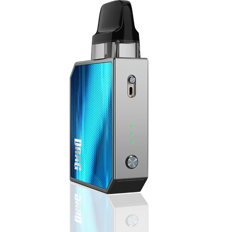 Под-система солевая электронная сигарета Voopoo Drag Nano 2 Pod Kit 800 mAh 2 мл Powder Blue (sn1533) - фото 2