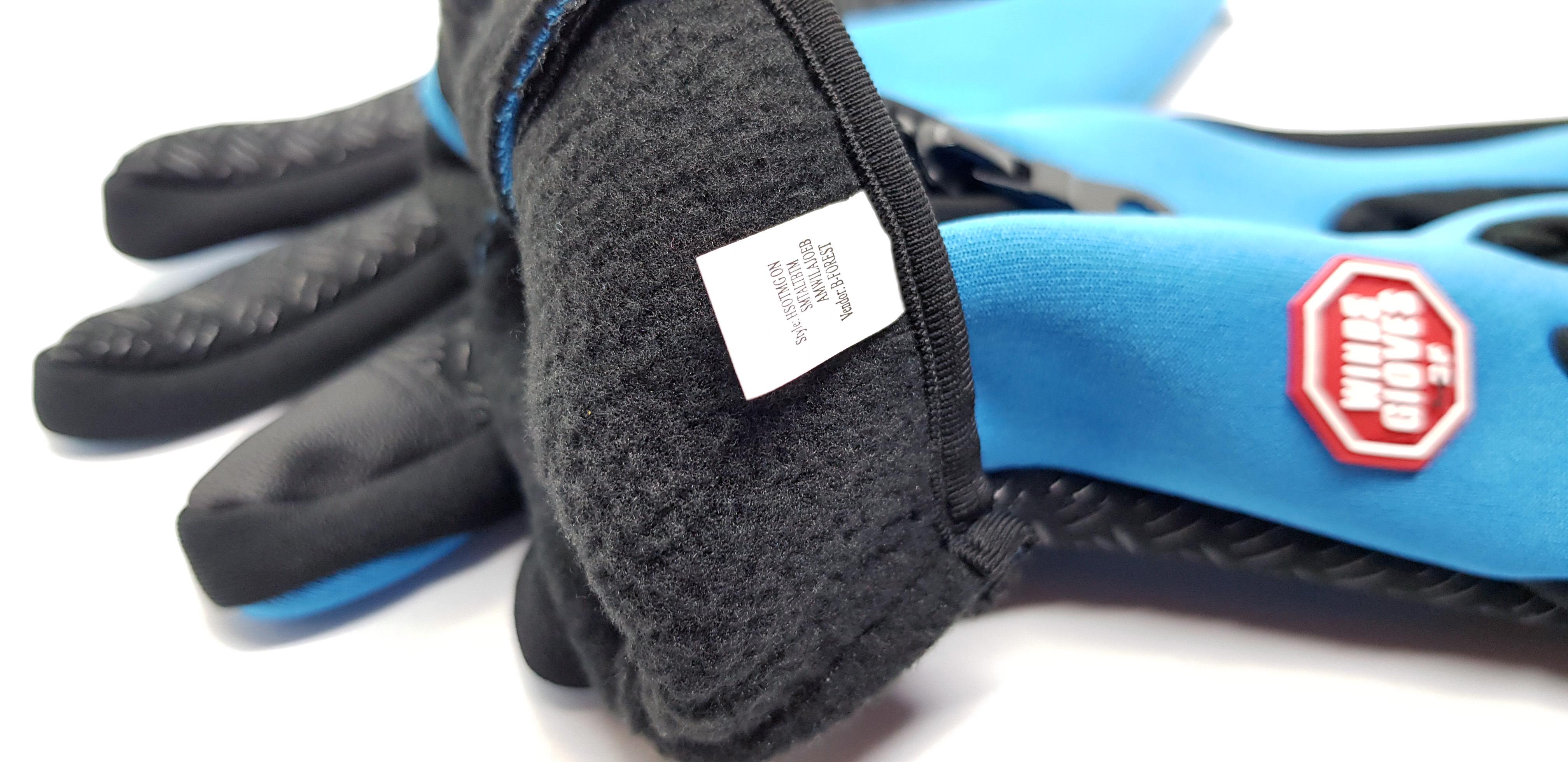 Вело-лижні рукавички Windstopper Блакитний Розмір XXL (17092142110) - фото 4 Вело-лижні рукавички Windstopper Блакитний Розмір XXL (17092142110) - фото 4