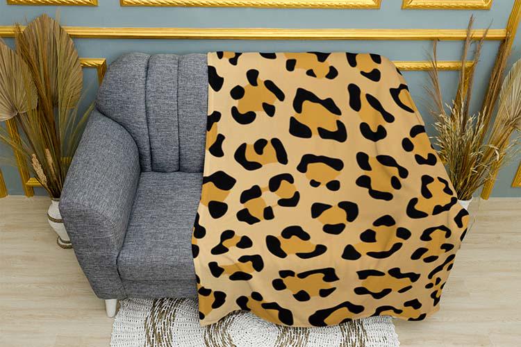 Плед Leopard Pattern Art плюш однослойный 150х210 см (113995-1)