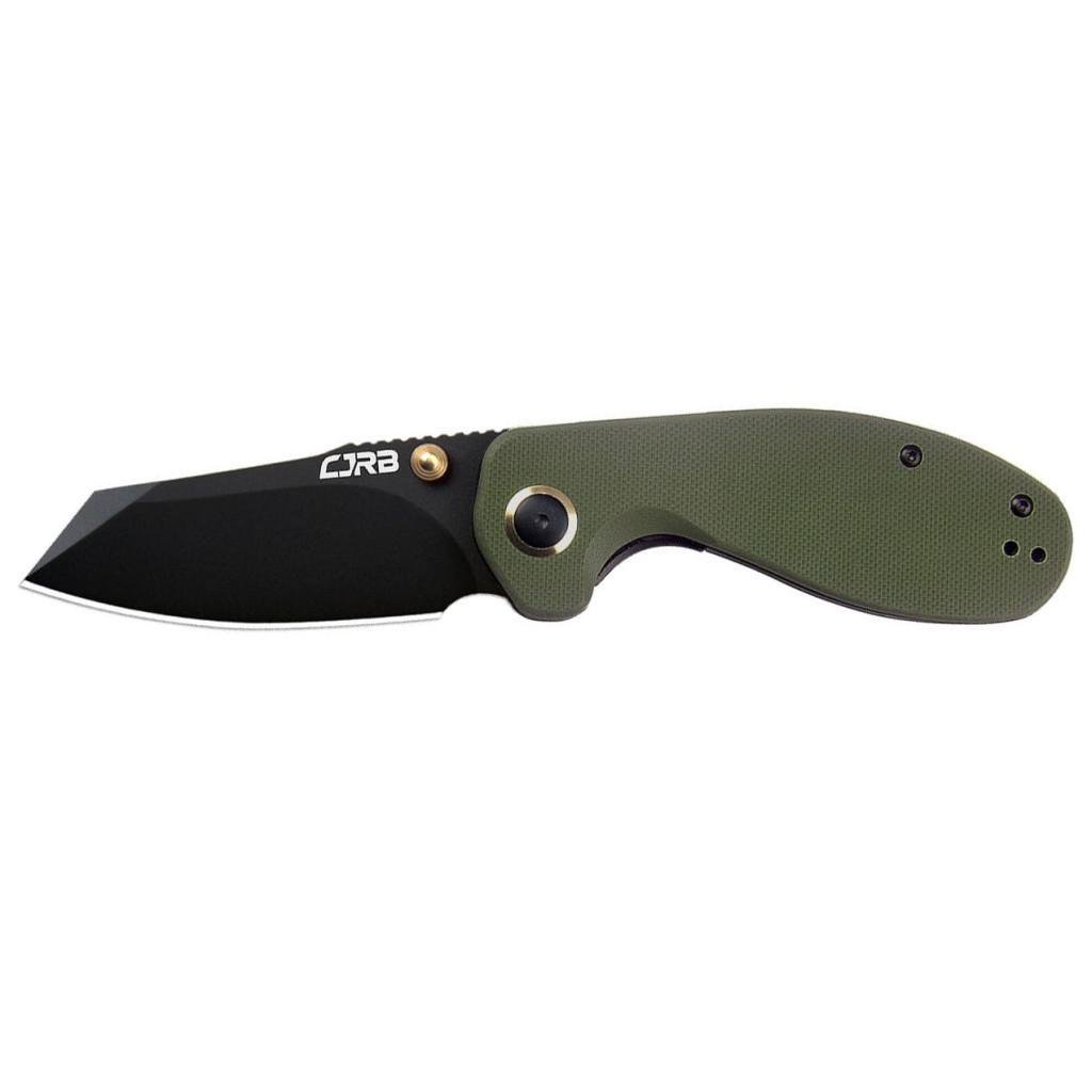 Ніж складаний CJRB Maileah Large Black Blade Green (m381050)