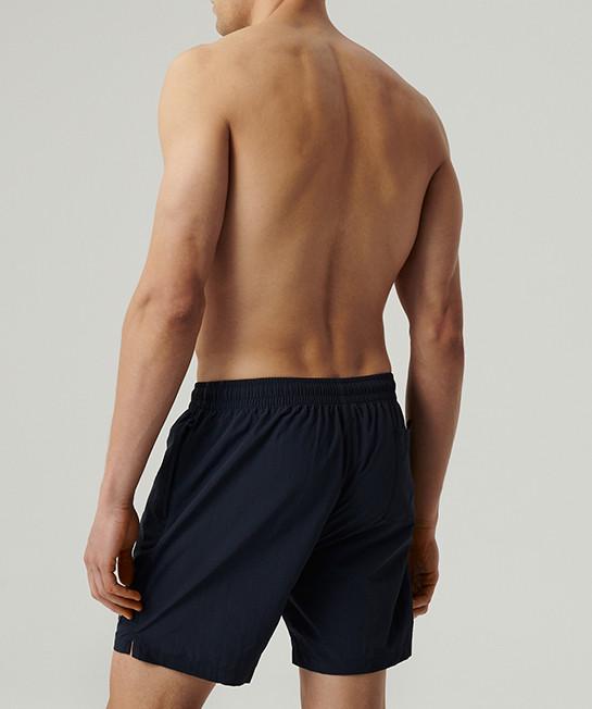 Шорти пляжні чоловічі Atlantic KMB-225 на шнурку з сітчастою підкладкою і кишенями L Темно-синій (2596973288) - фото 2 Шорти пляжні чоловічі Atlantic KMB-225 на шнурку з сітчастою підкладкою і кишенями L Темно-синій (2596973288) - фото 2