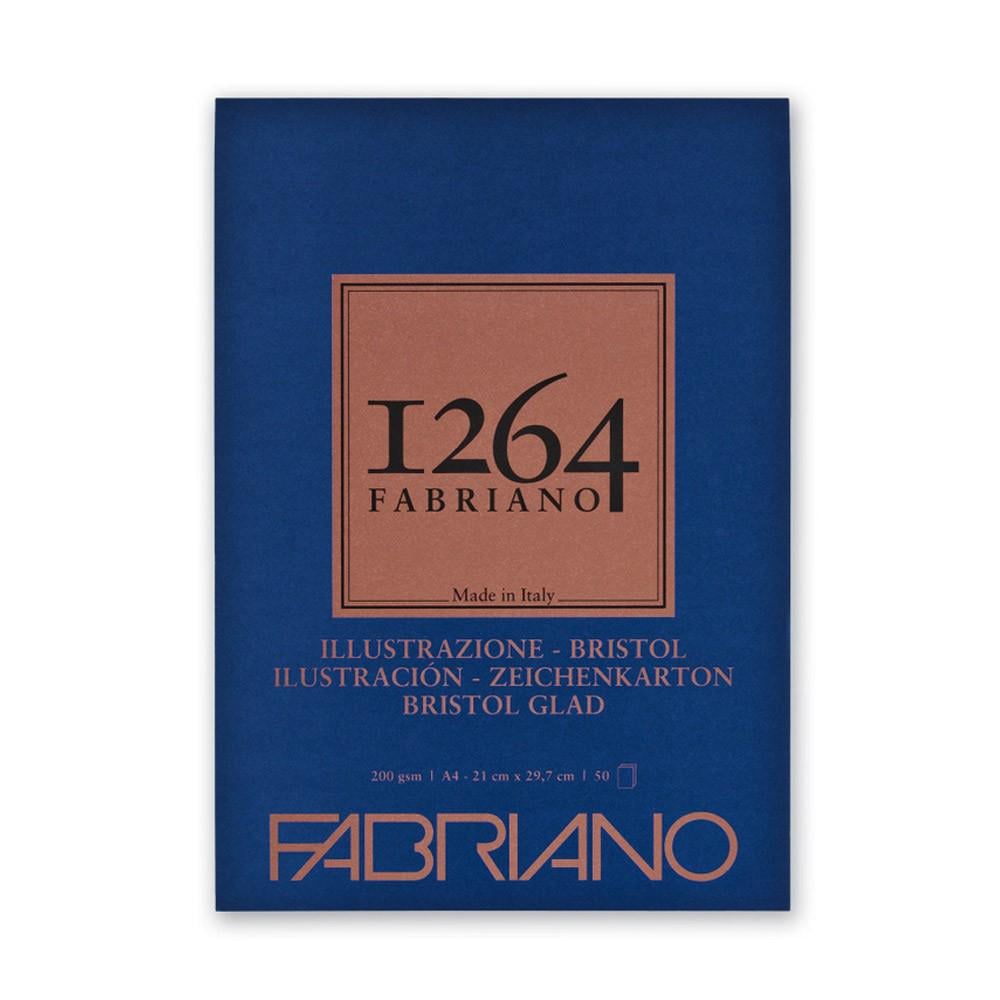 Альбом для графики и рисунка Fabriano 1264 Bristol склейка 200 г/кв. м 50 л. А4 Слоновая Кость (19100654)