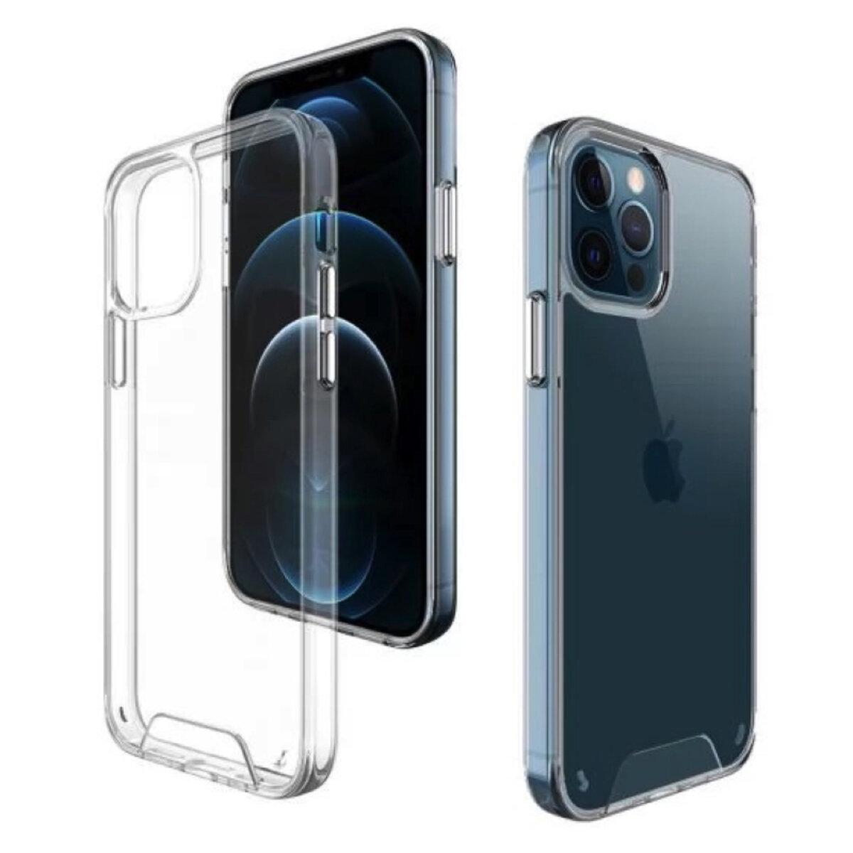 Противоударный чехол Space для Apple iPhone 15 Transparent