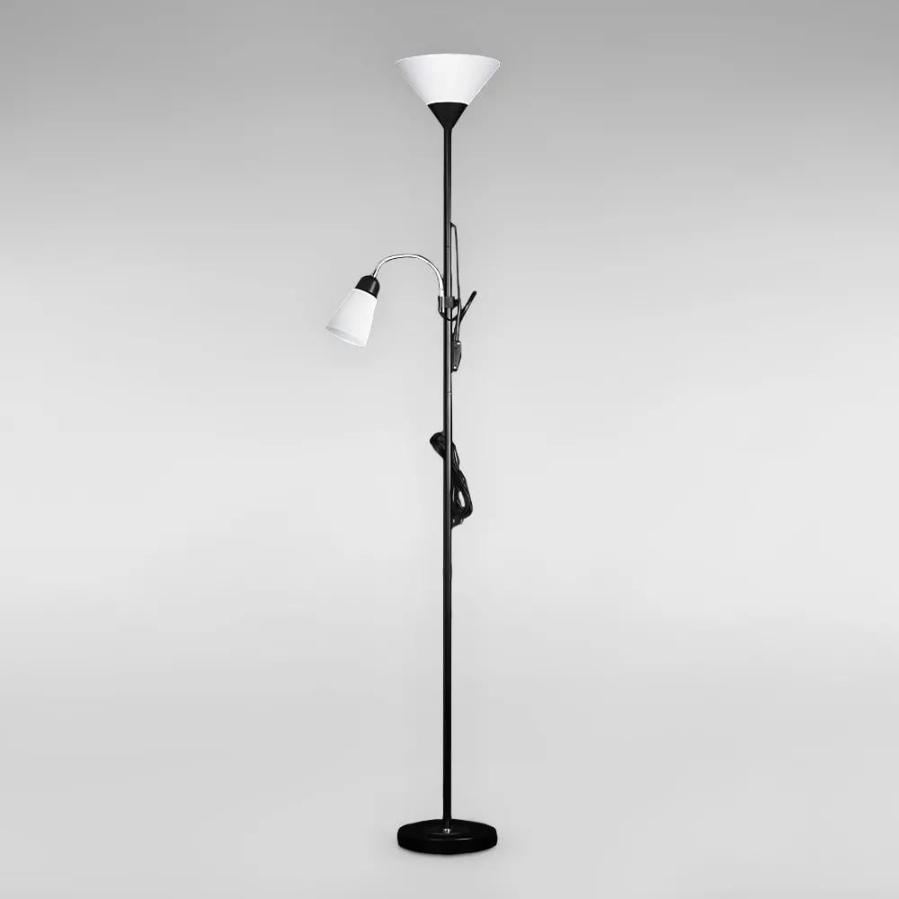 Торшер-світильник SWT-18413 BK підлоговий 1800х300 мм Чорно-білий (59680)