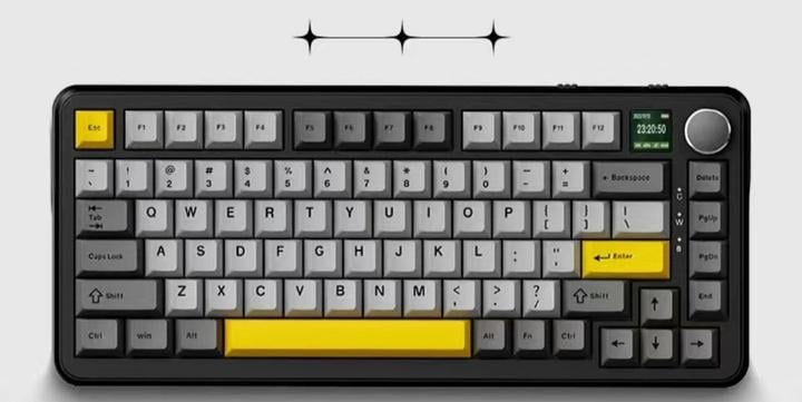 Клавиатура механическая беспроводная Ajazz PRO с RGB-подсветкой Черный (Ak820)