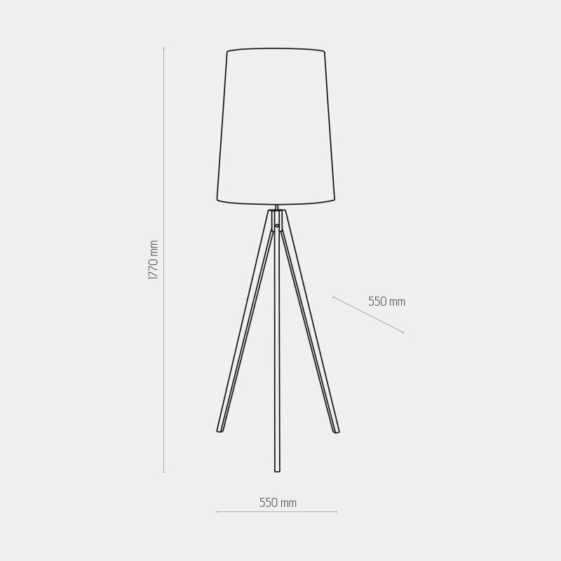 Торшер TK Lighting 5047 Walz White (ТК_5047) - фото 2