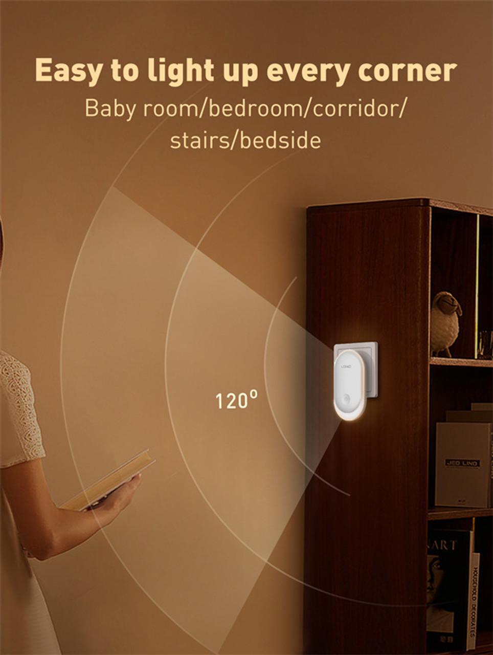 Ночник в розетку LDNIO Intelligent Sensor Night Light Y1 0.5W 3500K с датчиком освещенности (2415801383) - фото 4