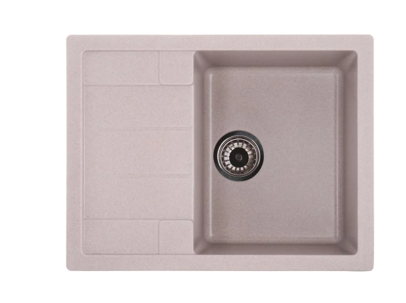 Кухонная мойка Zerix ZS-6550S-06 Бежевый (ZX4541)